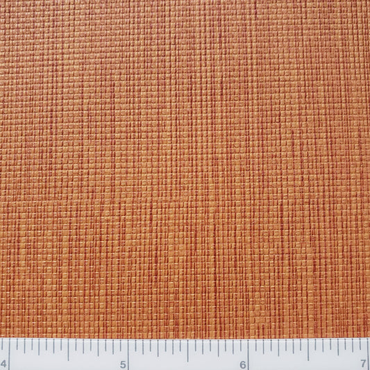 Tangerine Woven Textured Vinyl