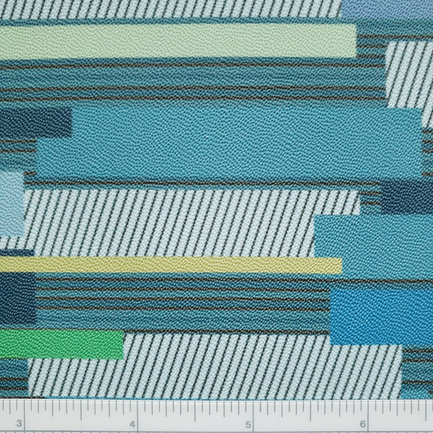 Blue Paved Patterned Vinyl