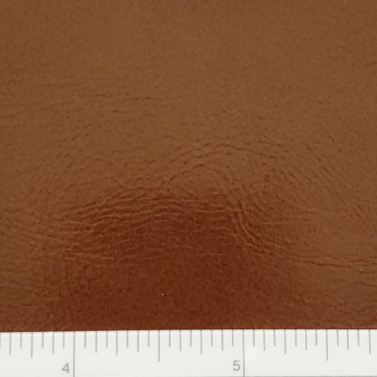 Chestnut Gloss Microfiber Faux Leather