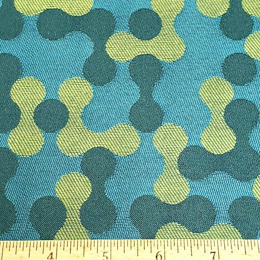 Peacock interlocking Fabric