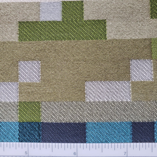 Dots and Dashes in Pond Fabric