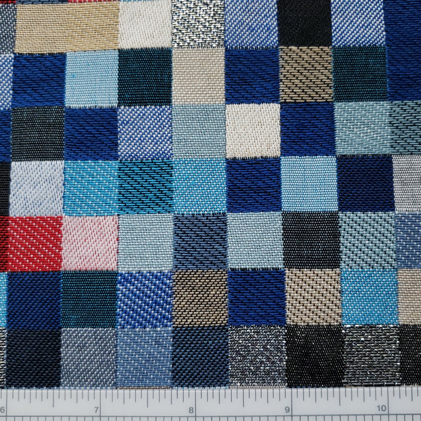 Crazy Checkerboard Fabric