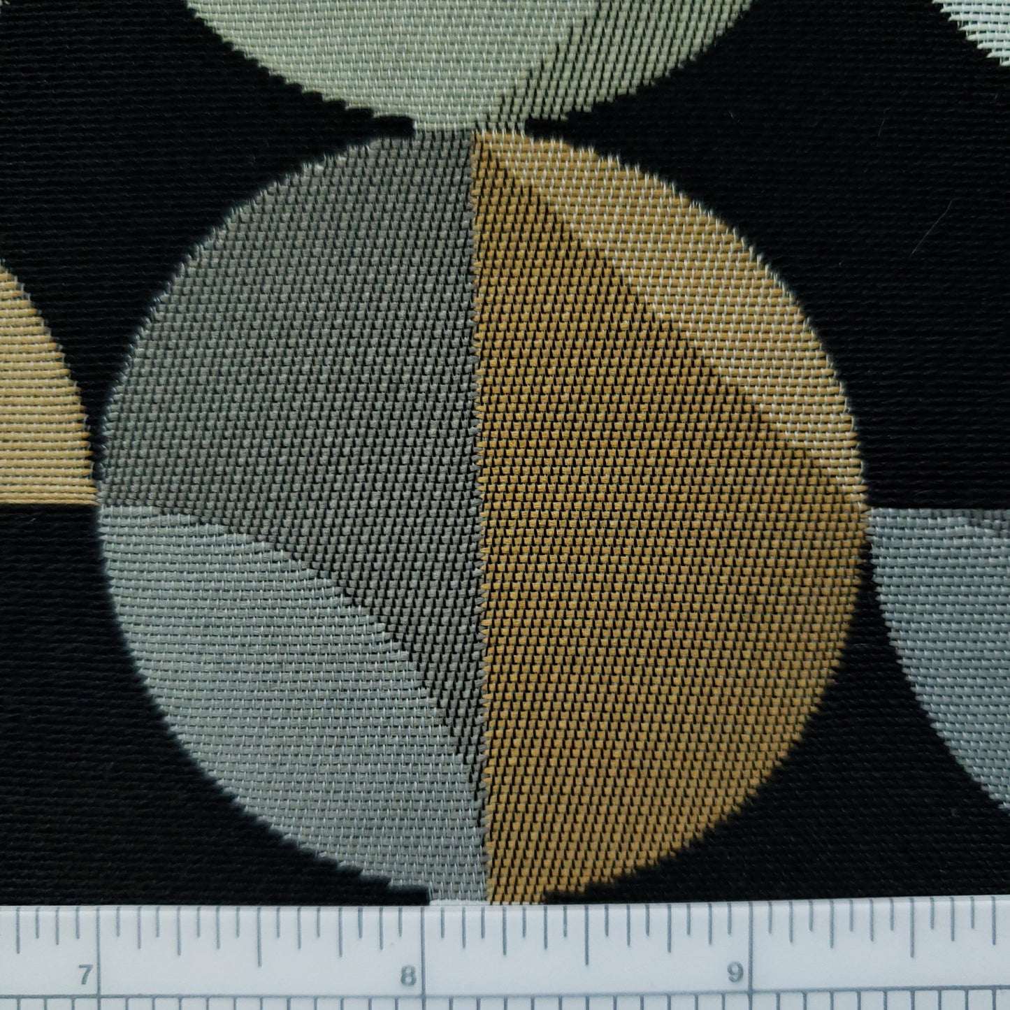 Pie Are Round in Black Fabric