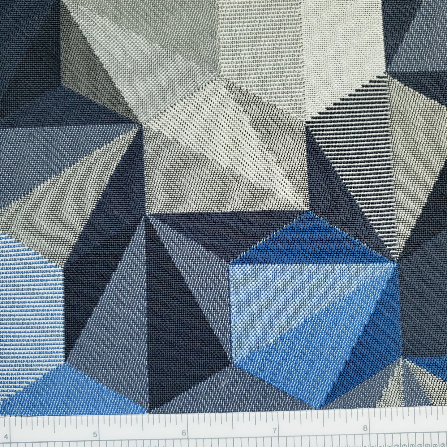 Tumbling Blue Hexies Fabric