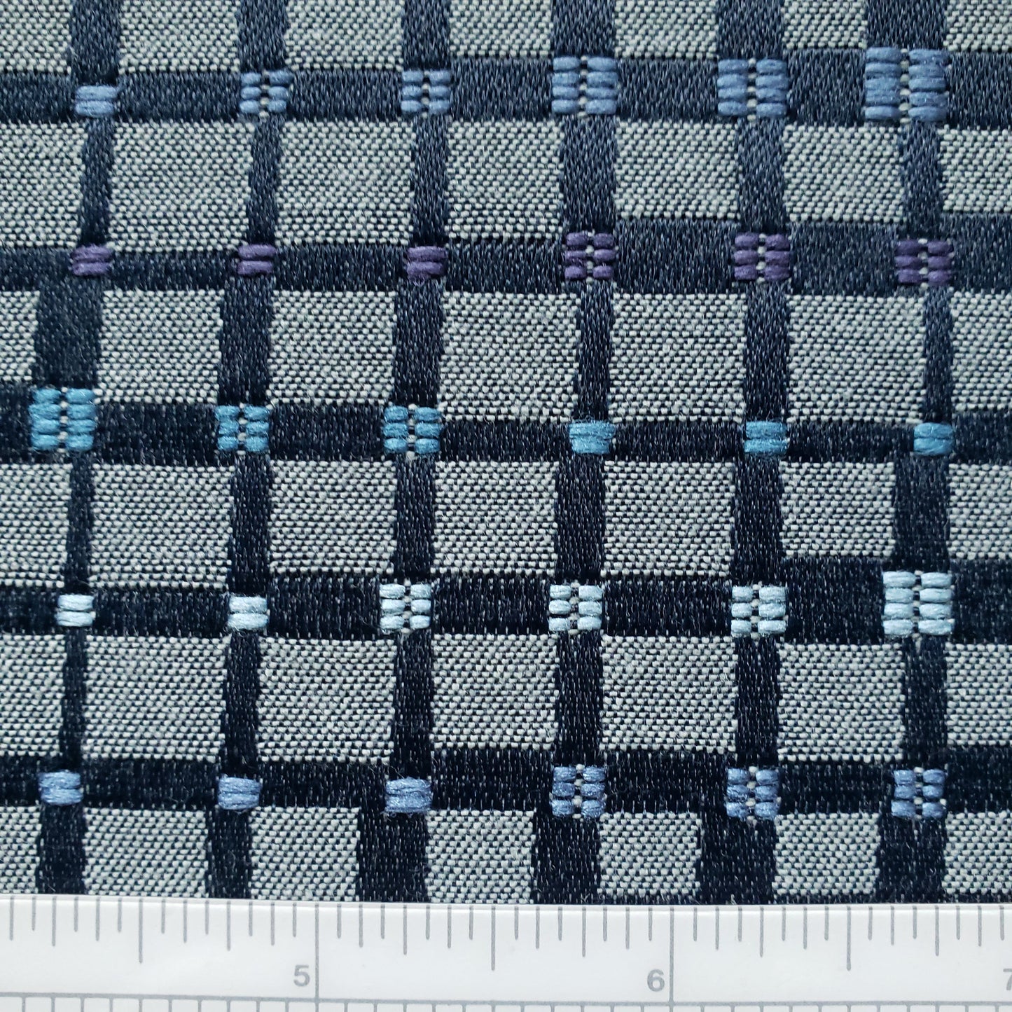 Undulating Plaid Fabric