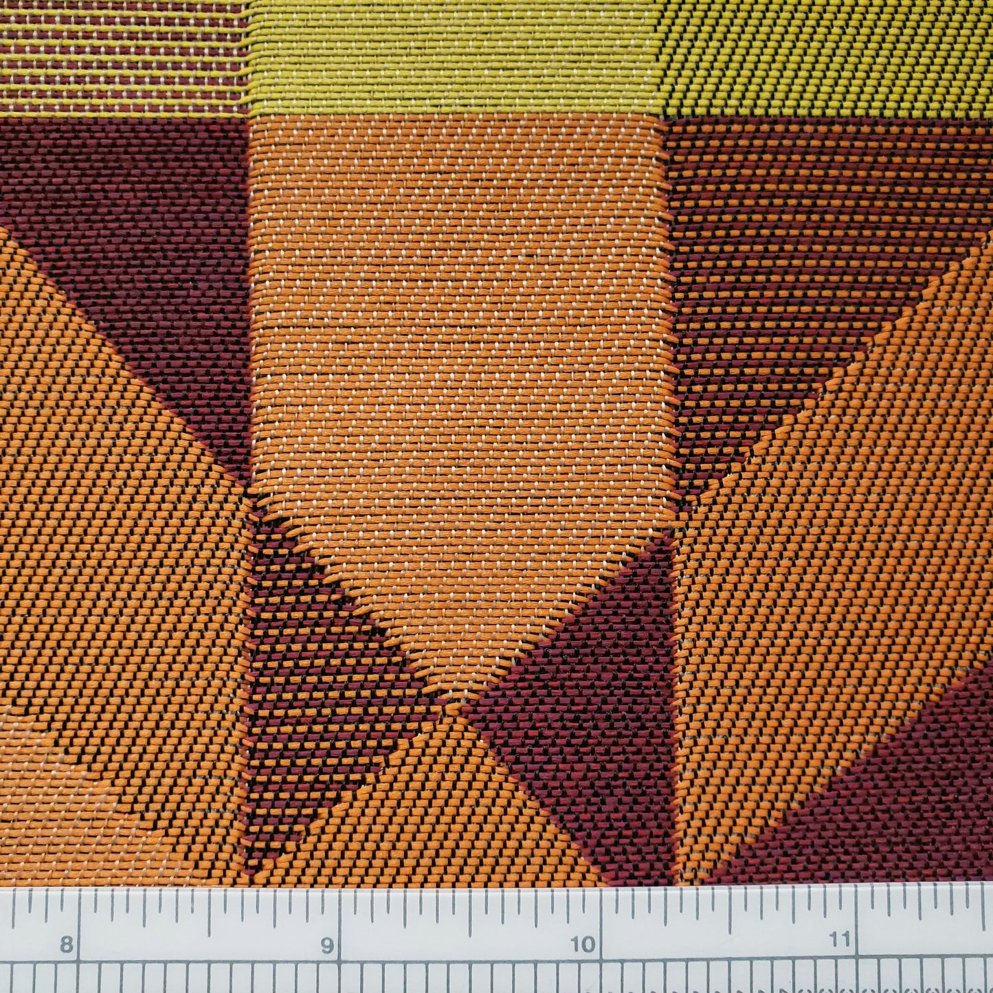 Plum Prisms Fabric