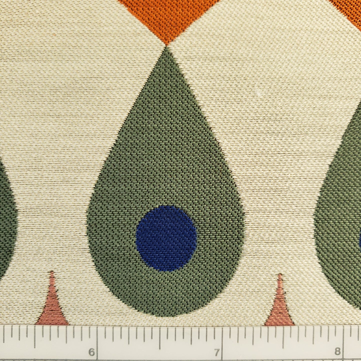 Rainbow Raindrop Fabric