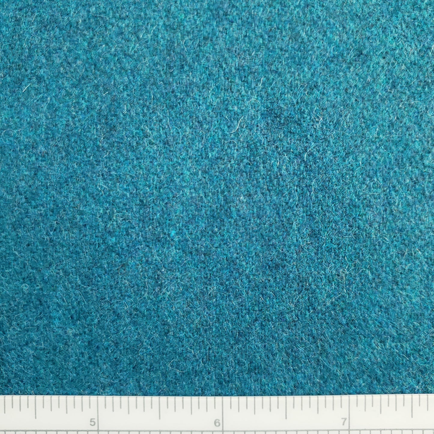 Solitude Turquoise Wool Fabric