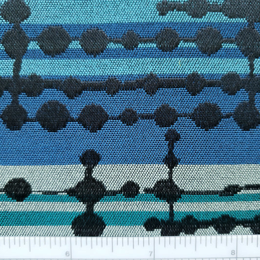 Beaded Curtain in Cool Fabric