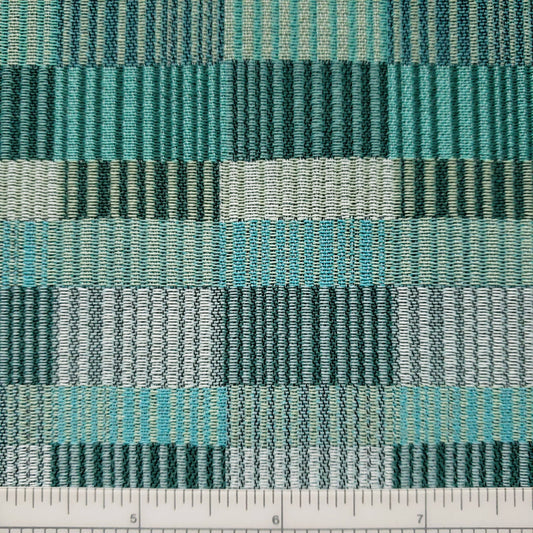 Aqua Blocks Fabric