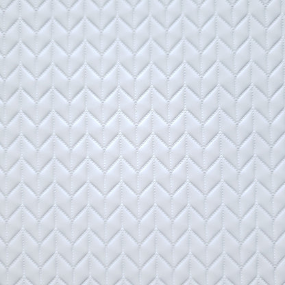 White Chevrons Textured Vinyl