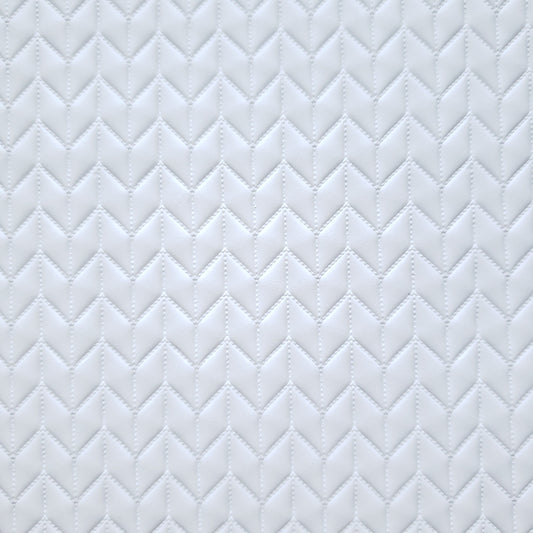 White Chevrons Textured Vinyl