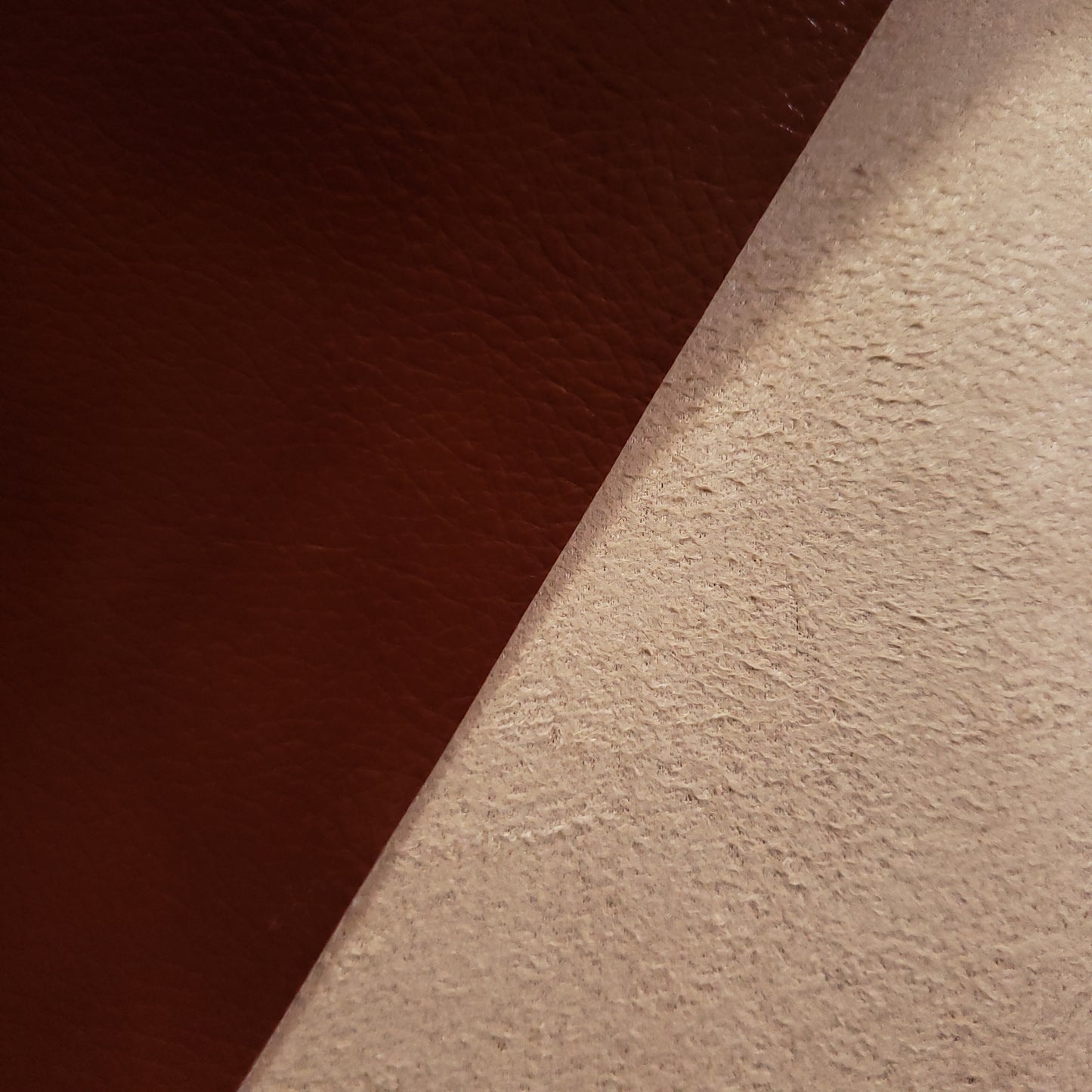 Burgundy Gloss Microfiber Faux Leather