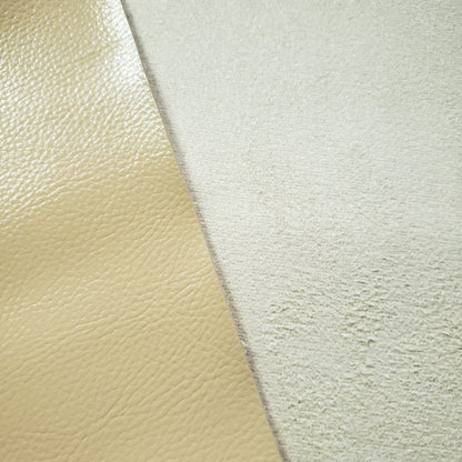 Straw into Gold Gloss Microfiber Faux Leather