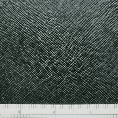 Charcoal Saffiano Style Faux Leather