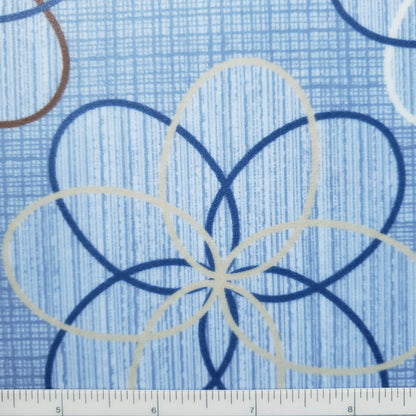 Chambray Pinwheel Patterned SIlica Leather