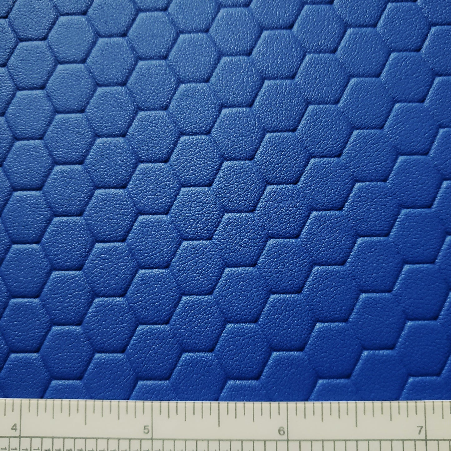 Cobalt Honeycomb Textured Vinyl