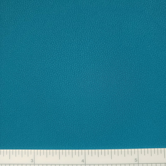 Cyan Blue Faux Leather