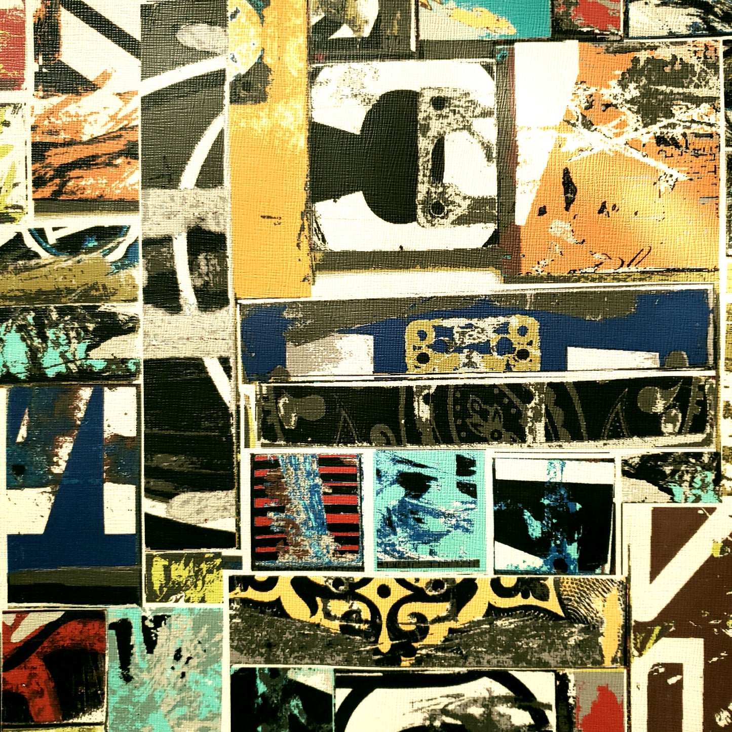 Collage Color Patterned Vinyl