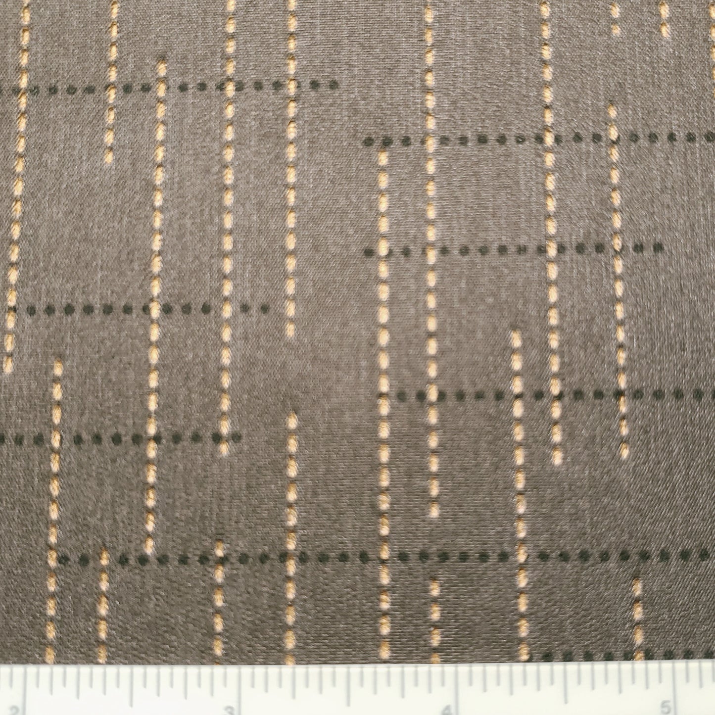 Copper Chain on Brown Textured Vinyl