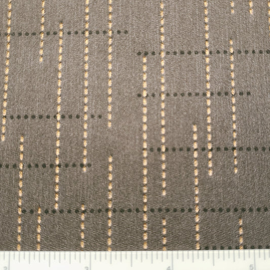 Copper Chain on Brown Textured Vinyl
