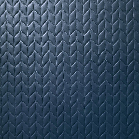Naval Chevron Texture Blue Vinyl
