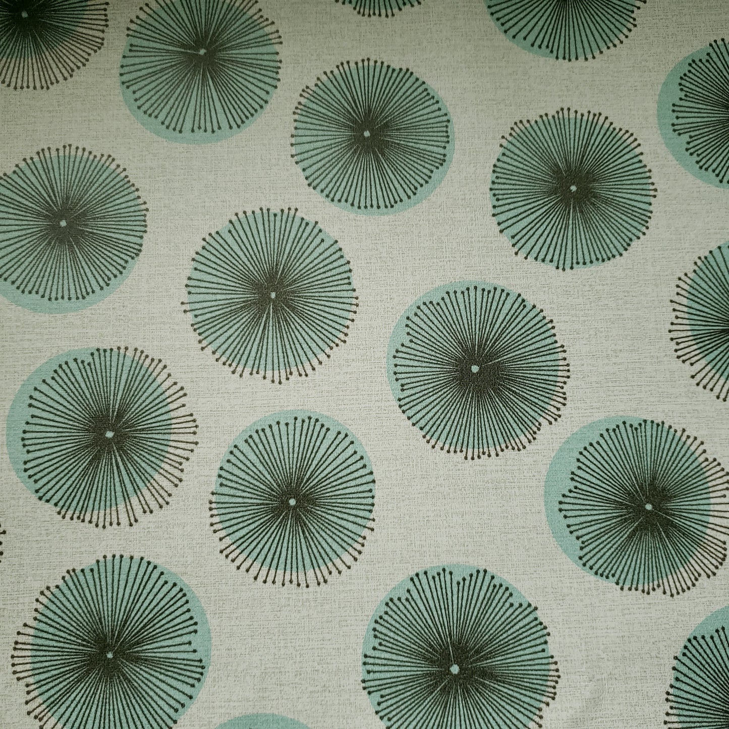 Petal Dots in Aqua Patterned Vinyl