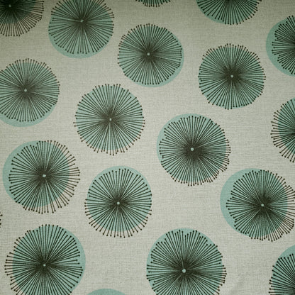 Petal Dots in Aqua Patterned Vinyl