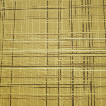 Tumeric Plaid Patterned Vinyl