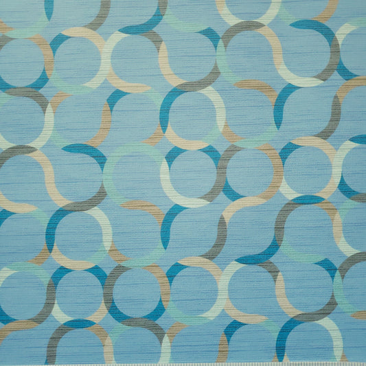 Spinning Wheels under a Spring Sky Patterned Vinyl