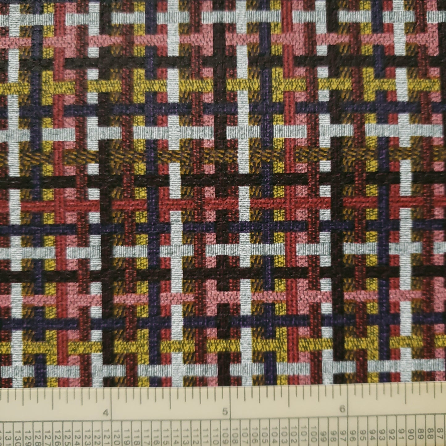 Flaming Plaid Patterned Vinyl