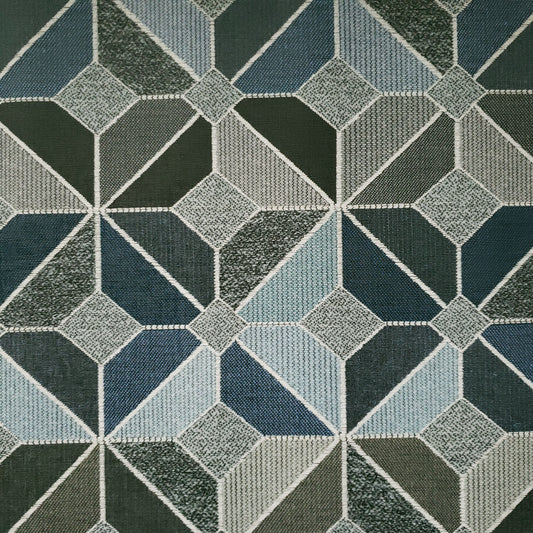 Ceramic Tiles in Blues Patterned Vinyl