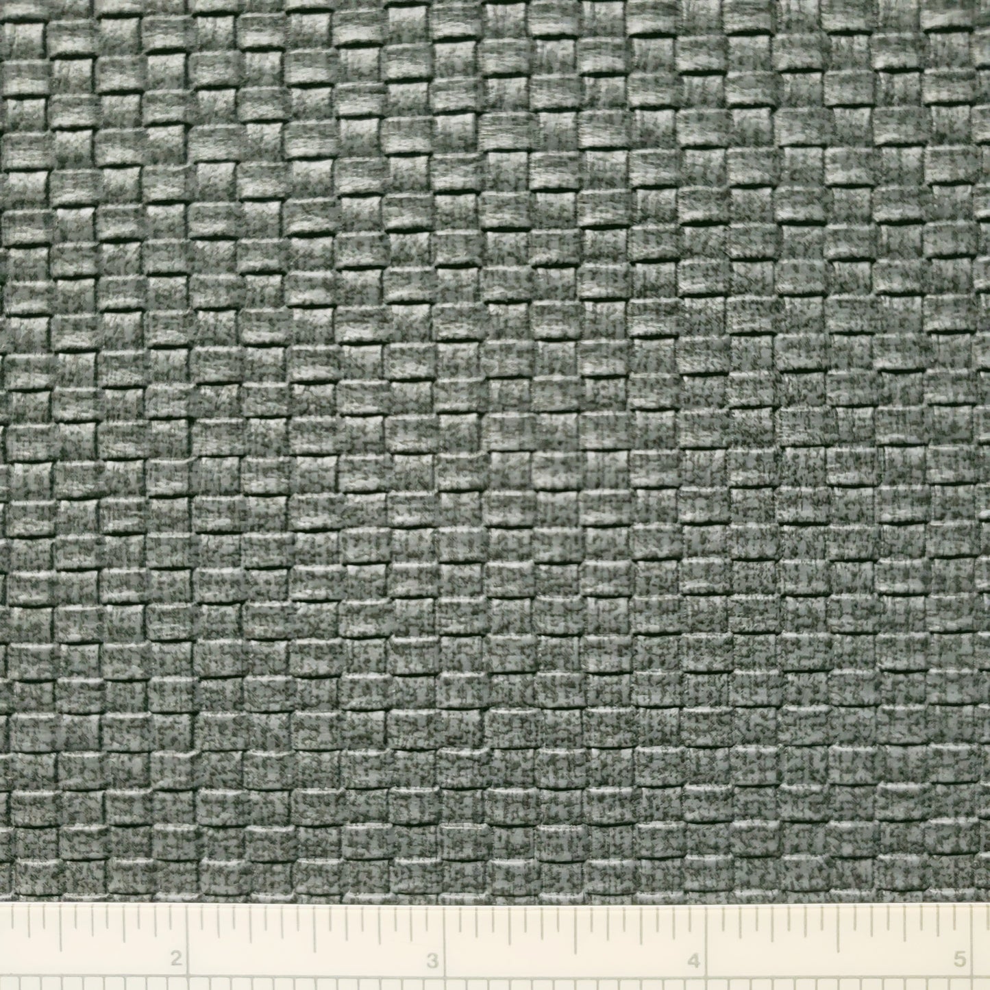 Basketry in Gray Faux Leather