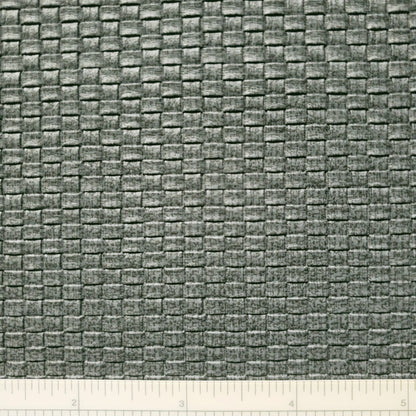 Basketry in Gray Faux Leather