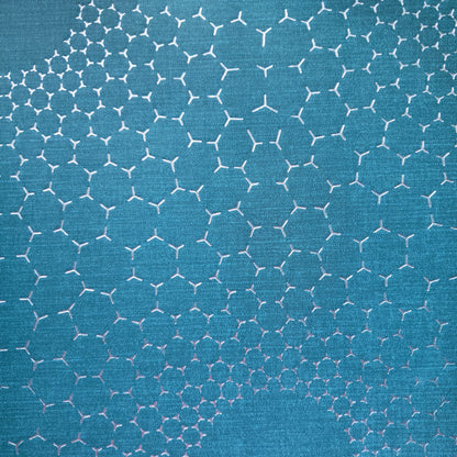 Radiant Hexies on Teal Patterned Vinyl