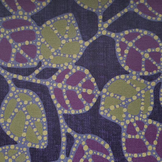 Winter Night Foliage Patterned Vinyl