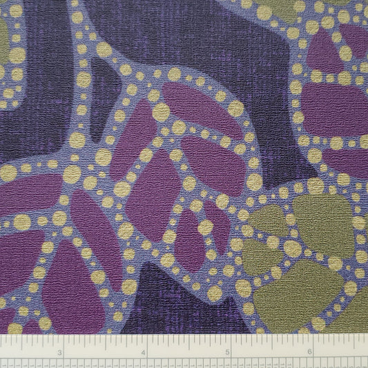 Winter Night Foliage Patterned Vinyl