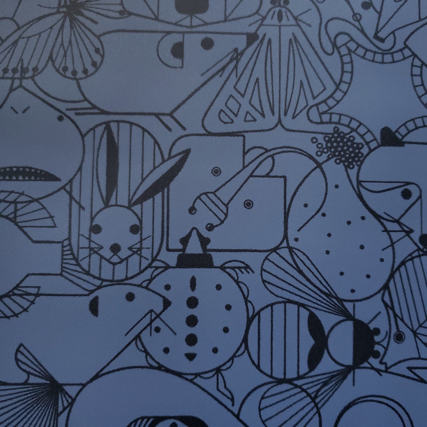 Beguiled by the Wild Fin Whale Patterned Vinyl
