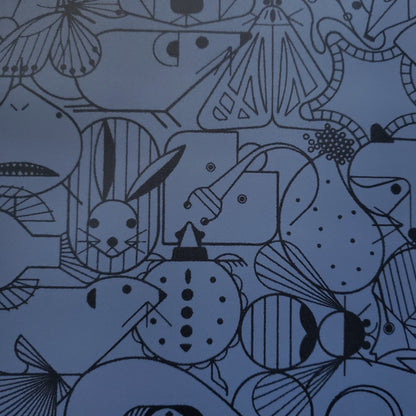Beguiled by the Wild Fin Whale Patterned Vinyl