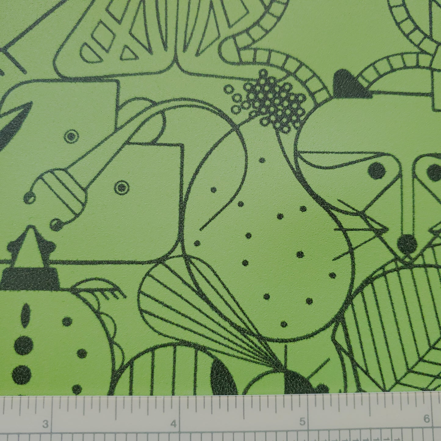Beguiled by the Wild Green Tortoise Patterned Vinyl