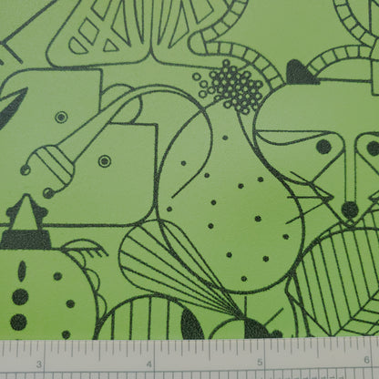 Beguiled by the Wild Green Tortoise Patterned Vinyl