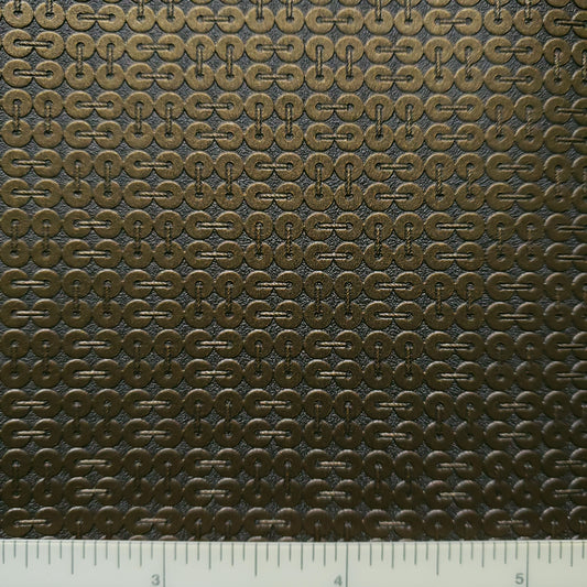 Bronzed Copper Sequin Textured Vinyl