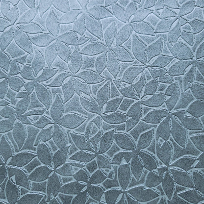 Seafoam Magnolias Etched Vinyl