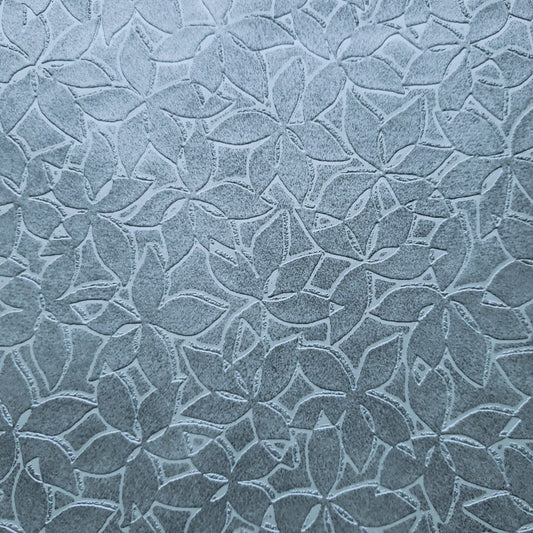 Seafoam Magnolias Etched Vinyl