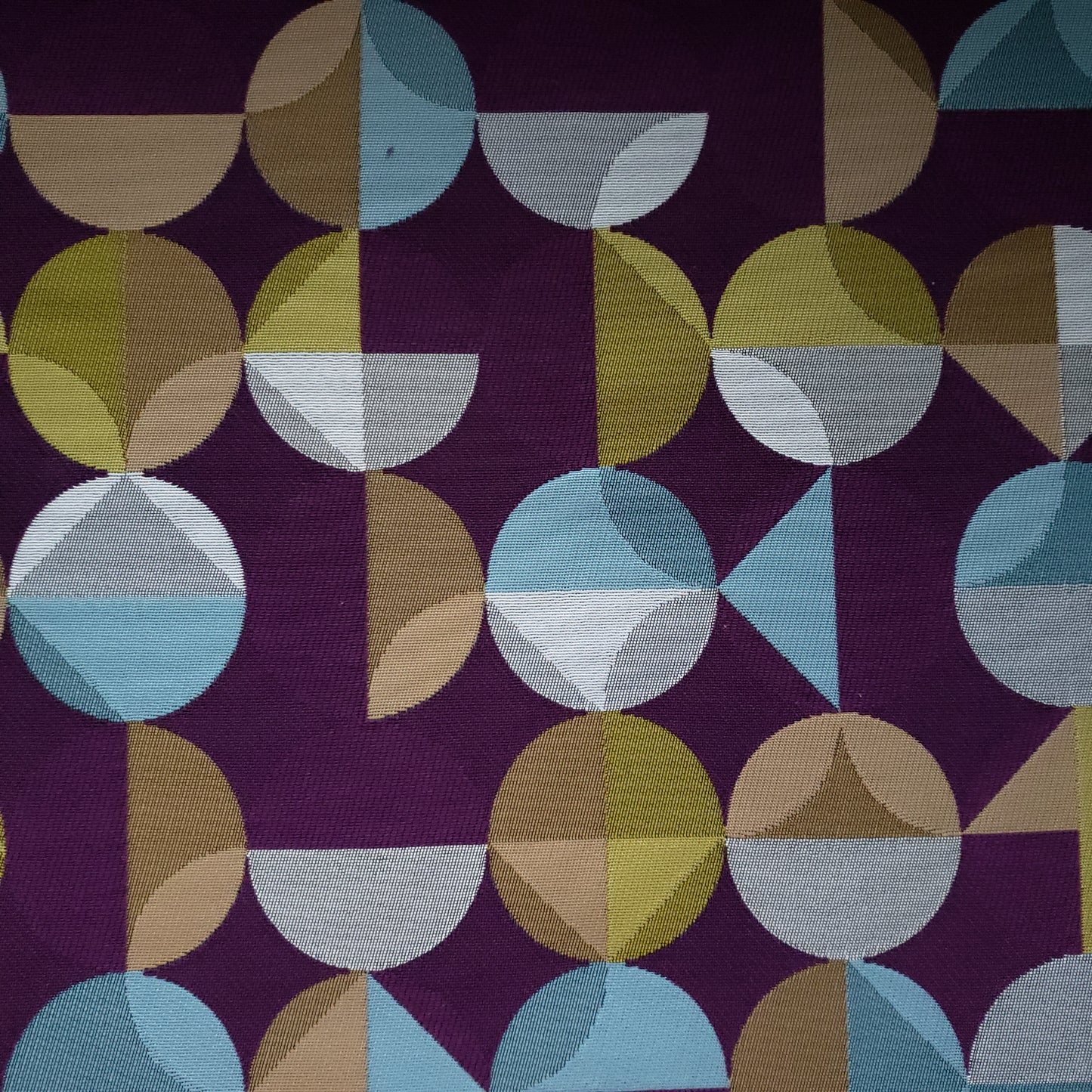 Compass Points on Amethyst Fabric