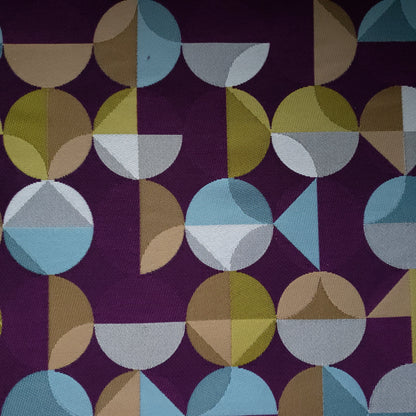 Compass Points on Amethyst Fabric