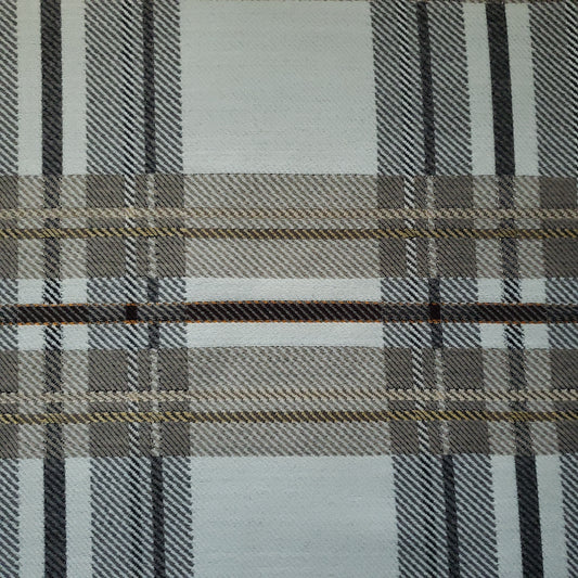 Retro Modern Manhattan Plaid Fabric