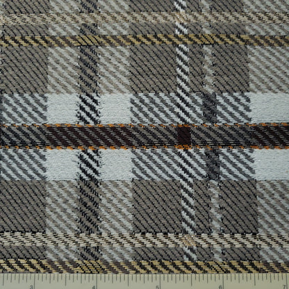 Retro Modern Manhattan Plaid Fabric