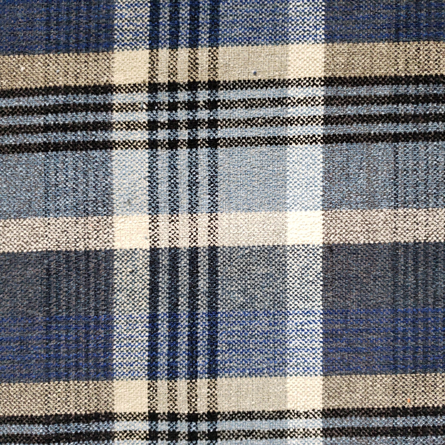 Blue Tartan Fabric