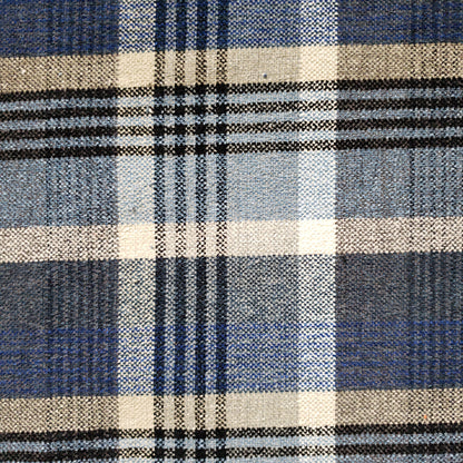 Blue Tartan Fabric